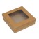 The box is folding, the lid is, with a window, craft, 20 x 20 x 6 cm