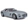 MASTO Die-Cast Mercedes-Benz Sls AMG machine, opening doors, 1:18, silver color