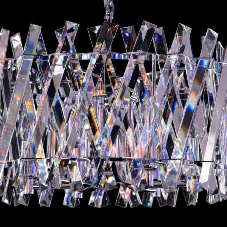 Suspended Citilux “Ingvar” CL334261, 47.5x47.5x110 cm, 6x60W, e14, gray color.-24