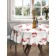 The tablecloth "Rain Santa Claus", Round, Saten, D = 150 cm