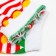 Women's socks "holiday" Color red-white, size 23-25