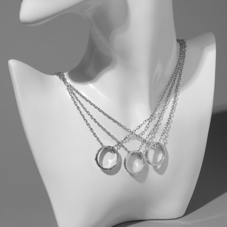 Kulons "Demetrons" three rings, color silver, 45 cm-3