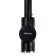 Accoona A9687F shell mixer, single -leaf, pour length 139 mm, black