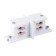 The direct internal interior connector for the three -phase busbar Elektrostandard, 70x32x27 mm, white color