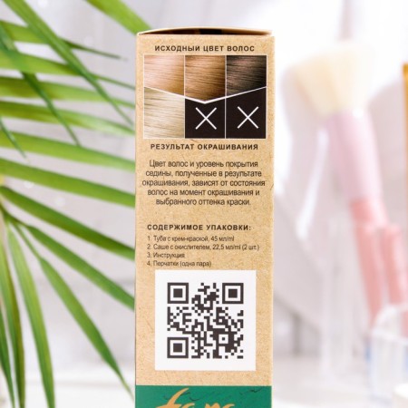 Hair dye Fara Natural Colors Soft 355 White Sun, 116 g-2