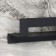 Shelf with a gate a towel "Loft art", 50 × 10 cm, black color