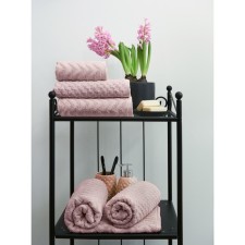 Tricky Tensor Guten Morgen Lavender, 400 gr, size 70x130 cm, pink color