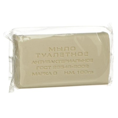 Soap toilet "antibacterial" in a transparent wrapper Floopac Ordinarny, 100 g