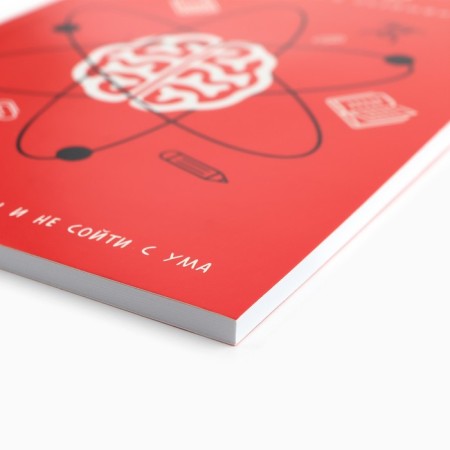 Planning for preparation for exams, A5 60 liters. Soft cover "Red"-1