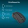Mouse call 615MW black optical (1200DPI) wireless USB for a laptop (3but)