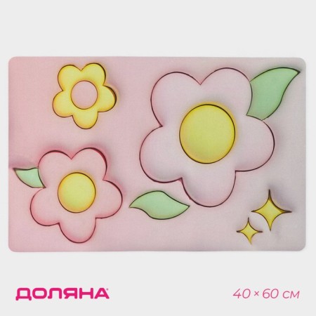 Pink Flowers Dolyana House, Diathomite, 40 × 60 cm