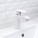 Mixer for the PMS sink PL6-001F, 35 mm cartridge, pour 100 mm, ABS plate, white
