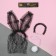 Carnival set "I am your bunny", rim-ear, chocker, tail