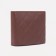 Male purse without a fastener, department for bills, for maps, color light brown
