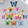 Magnet Plastic "Summer Butterfly" set of 12 pcs mix h = 4.4.5,6,8,9,5,13,5,14.5 cm
