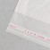 BOPP package with an adhesive valve 26 x 28/4 cm, 30 microns