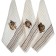 A set of wuffed napkins Diva Afrodita Ceylin "Tiger", size 35x50 cm, 3 pcs