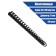 Plastic binding springs, d = 22mm, 50 pieces, sew 151-190 sheets, black, Geleos