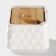 Porcelain Bank for bulk products with a spoon Bellatenero, 950 ml, white color