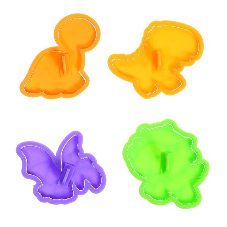 Euryses Set for playing with plasticine "Dinomir", 6 jars of plasticine-16