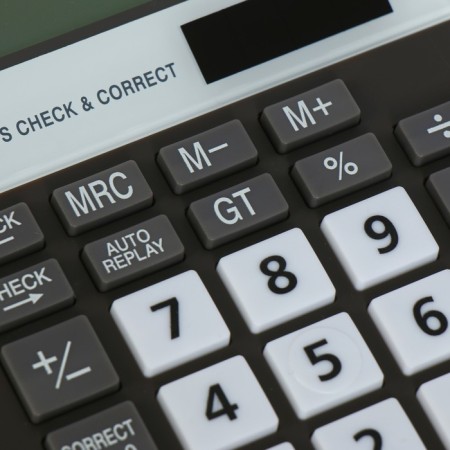 Desktop calculator, 12 - discharge, 302, double power-3