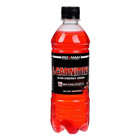 Drink "Ironman" l-carnitine strawberry 0.5 l