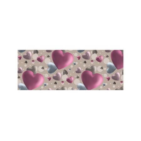 Basket for toys "Volumetric hearts, size 35x35 cm-1