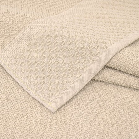 Tainted towel "Grant", 450 gr, size 70x130 cm, cream color-1