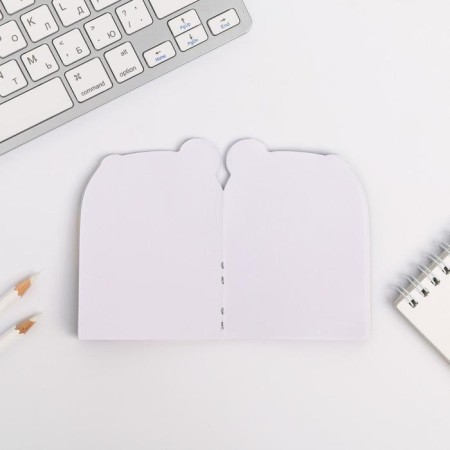 Gift set "Murchi in zero gravity": notebook, pen, block with sticky edge-3