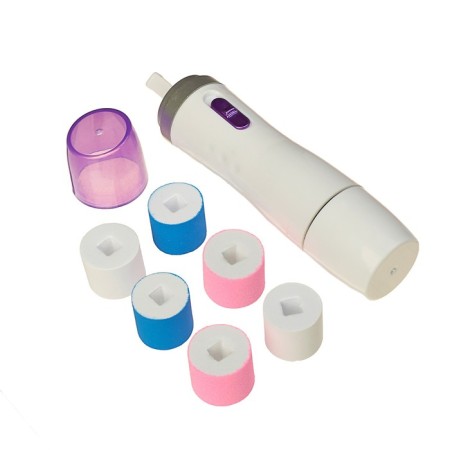 Luazon LMM-007 nail polishing apparatus, 6 nozzles, 2XAA (not included), white-1