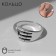 Ring "capture", color black silver, dimensionless