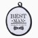 Kit. Set 3 Ave. "Best Man Black" apron 70x60 cm, g. 20x20 cm, canvases 35x60cm