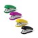 Stapler No. 10, Erichkrause, up to 15 sheets, compact, built -in anti -stepler, mix