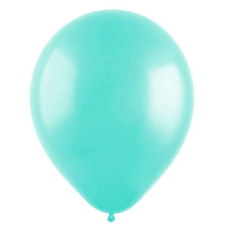 Latex ball 12 ", pastel, set 100 pcs., Sea wave-1