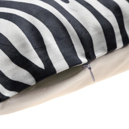 Pillowcase decorative Ethel "Zebra" 40x40 cm, velor, 100% p/e-4