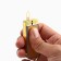 Gas lighter "Mikoshi", 6.4 x 3.3 x 1 cm, white-golden