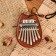Kalim "cat" Music Life, 8 reeds, 5.5 x 7.5 x 1.8 cm, wood
