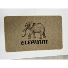 Batista mat, 45x75 cm, drawing elephant