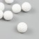 Busina silicone "Round with the beam" White D = 1.5 cm