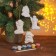 A set of 4 Christmas tree decorations for coloring "Fairy Tale" with a suspension, brush and paint, 6 colors of 2 ml