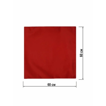 Decorative pillowcase on a pillow, size 60x60 cm-2