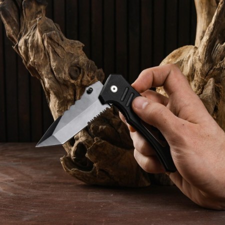 Folding “Leader” knife 20cm, 84mm/3mm blade, with a sling-8