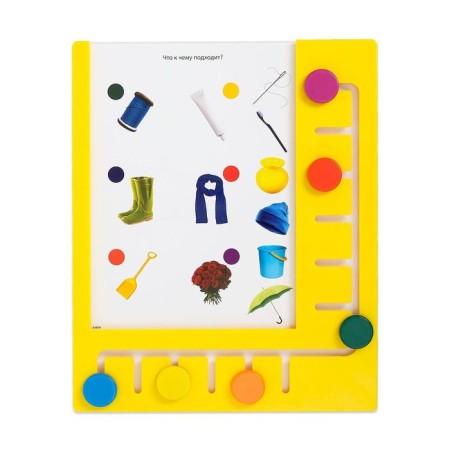 The logical tablet "Smart tablet" with cards, 2-3 years, according to the Montessori methodology-2