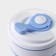 A folding glass with a lid “with you”, 350 ml, 8.5 × 14 cm, blue color