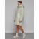 Coat insulated winter female, size 48, color light green