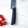 Knife Kuhnny ceramic Magistro Black, blade 15 cm, handle Soft-Touch, black color