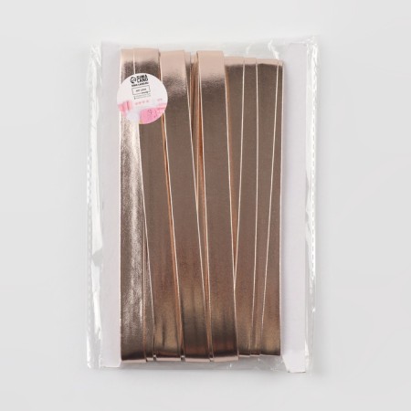 Stroke, leatherette, 15 mm × 10 ± 1 m, sandy color-2