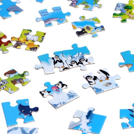 Children's puzzle "Animals of our planet", 160 elements-2