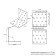 Corner Fixing equilateral KUR 160x160x60, 25 pcs.
