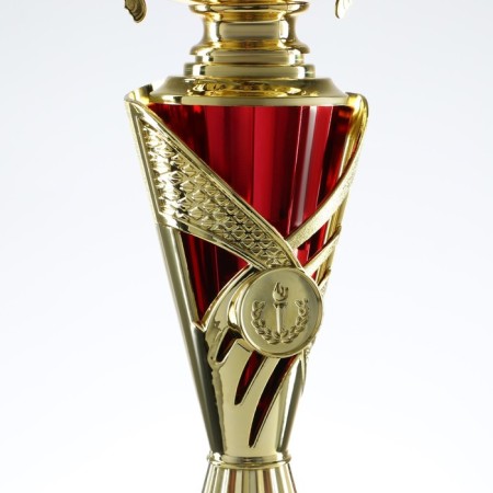Cup 155b, award figure, gold, plastic stand, 36.3 × 18.4 × 10.5 cm.-6